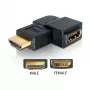 Προσαρμογέας HDMI αρσενικό σε θηλυκό 90° αριστερά DeLOCK 65077