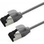 ROLINE S/FTP Patchkabel Cat.8.1, λεπτό, PoE, γκρι, 1m (21.15.3401)