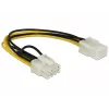 Εσωτερικό καλώδιο τροφοδοσίας DeLOCK 83775 0,2 m PCI-E 8-Pin σε 6-Pin