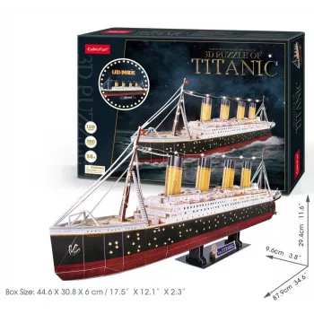 3D Παζλ CubicFun Titanic LED