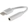Καλώδιο Ήχου S/CONN 14-05020 0,1 m 3,5 mm USB-Type-C Λευκό
