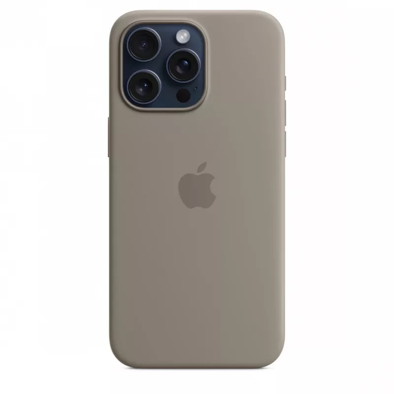 Θήκη σιλικόνης με MagSafe για iPhone 15 Pro Max – clay
