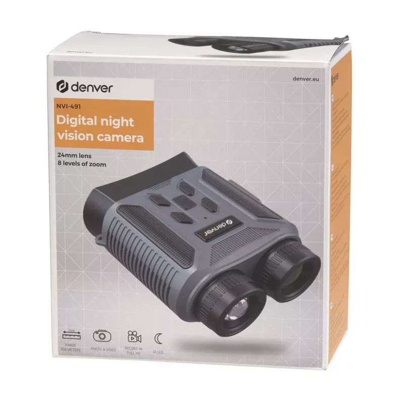 Κιάλια Denver NVI-491 Μαύρο Γκρι Πλαστικό MicroSD Λίθιο