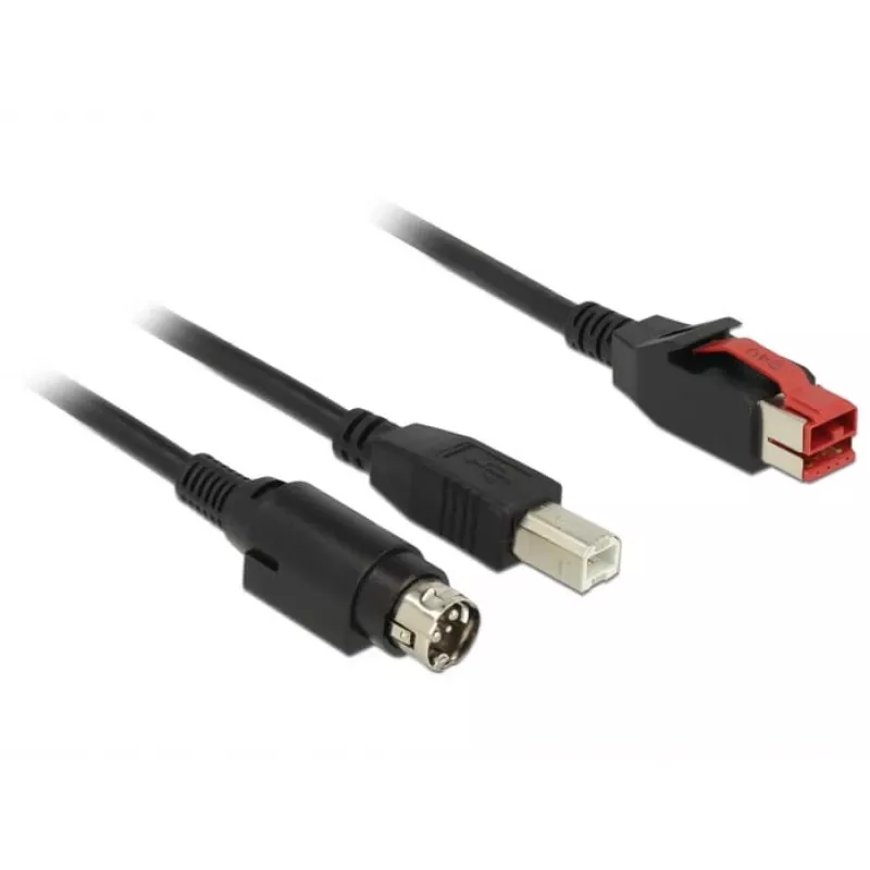 Καλώδιο USB DeLOCK 85489 USB 2.0 3 m USB B μαύρο