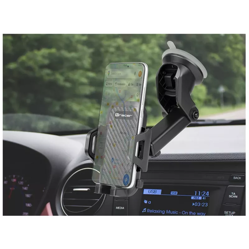 Παθητική βάση Tracer TRAUCH46871 Κινητό τηλέφωνο/Smartphone Μαύρο
