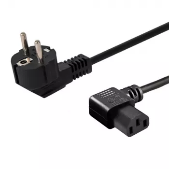 Καλώδιο τροφοδοσίας SAVIO CL-115 IEC C13 σε αρσενικό, 1,2 m, μαύρο