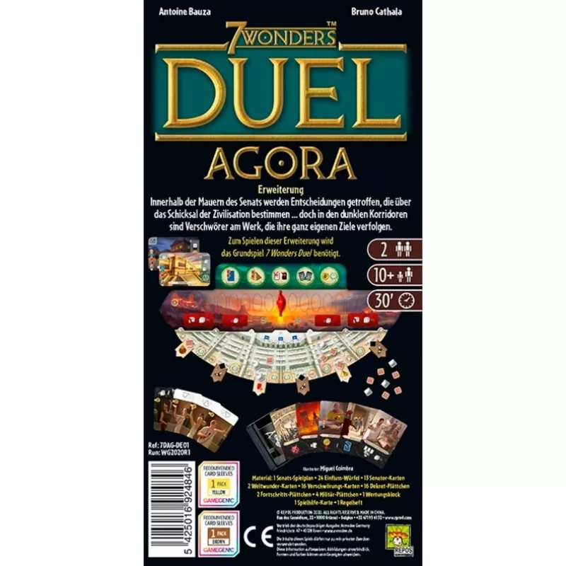 7 Wonders Duel - Agora, Επέκταση επιτραπέζιου παιχνιδιού