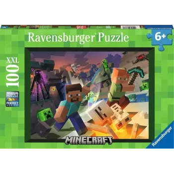 Ravensburger Minecraft 100 τεμάχια παζλ βιντεοπαιχνίδι