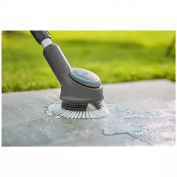 GARDENA Δισκοειδής Βούρτσα Soft, για επαναφορτιζόμενο Πολυκαθαριστή AquaBrush, Βούρτσα Πλυσίματος (γκρι/τυρκουάζ)
