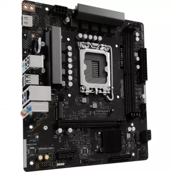 Μητρική ASROCK H810M‑X micro ATX Intel H810 LGA 1851 DDR5 2× DIMM 128GB M.2 2.5GbE HDMI DisplayPort