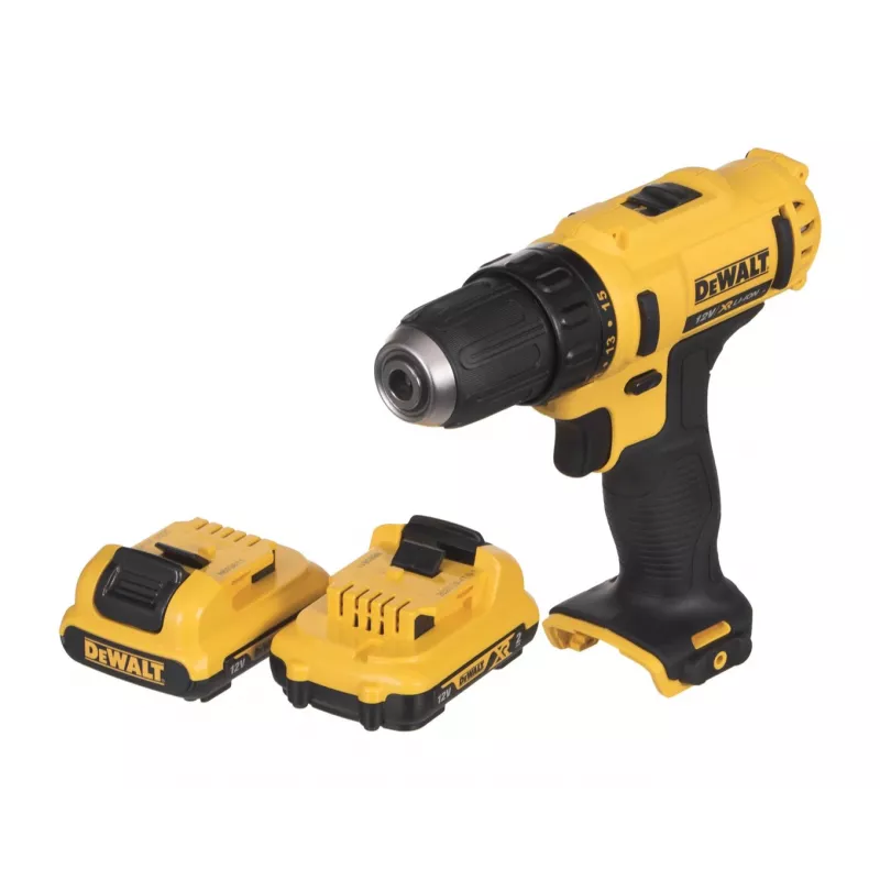 DeWALT DCD Κρουστικό δραπανοκατσάβιδο μπαταρίας 10,8V Li-Ion, Ευρωπαϊκό βύσμα