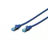 Καλώδιο δικτύου Digitus CAT 5e SF/UTP Καλώδιο Patch RJ45 3m Μπλε