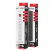 Armac Multi M6 | Πολύπριζο | Προστασία υπέρτασης, 6 πρίζες, καλώδιο 5 m, μαύρο