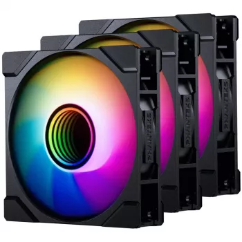 Ανεμιστήρας κουτιού 120mm PHANTEKS M25 Gen2 PWM D-RGB, μαύρο, 3-Pin