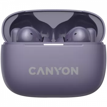Canyon CNS-TWS10PL Ακουστικά και headset True Wireless Stereo (TWS) In-Ear για κλήσεις/μουσική/άθληση/καθημερινή χρήση USB Type-C Bluetooth Μωβ (CNS-TWS10PL)
