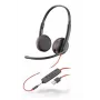 HP Poly Poly Blackwire C3225 USB - 3200 Series - Headset - On-Ear - Ενσύρματο - USB, 3,5 mm jack - Ηχομόνωση (209747-101)