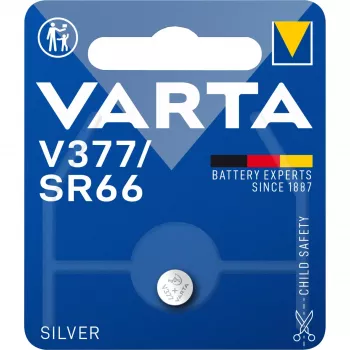 VARTA Electronics μπαταρία V 377 ασημί 27 mAh 2,6 V (00377 101 401)