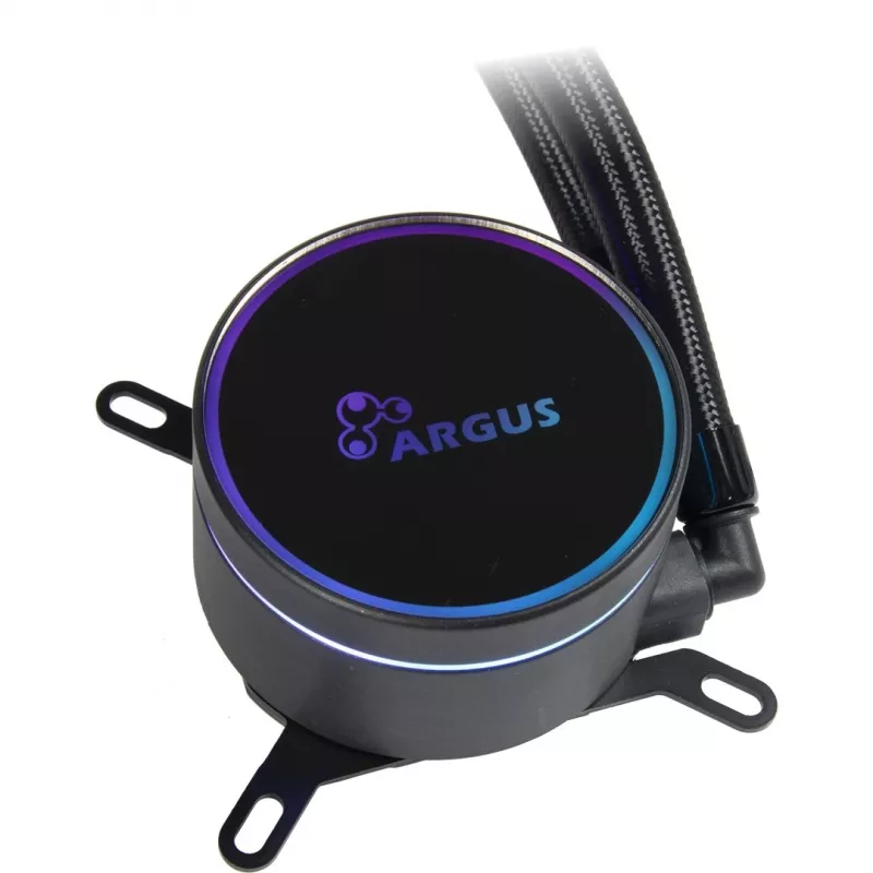 Υγρόψυκτη μονάδα All-in-One Inter-Tech LC-120 RGB 12 cm Μαύρο
