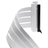 PHANTEKS Καλώδιο Riser PCI-E 4.0 x16 Flat, 180 μοίρες, 30 cm - λευκό