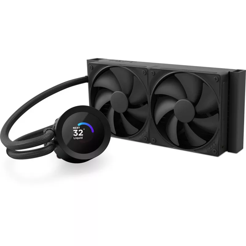 NZXT Kraken Plus 240 επεξεργαστής All-in-One υγρής ψύξης 12 cm μαύρο