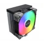 Montech NX400 Black ARGB αερόψυξη επεξεργαστή, πολλαπλών socket, 120 mm, μαύρο