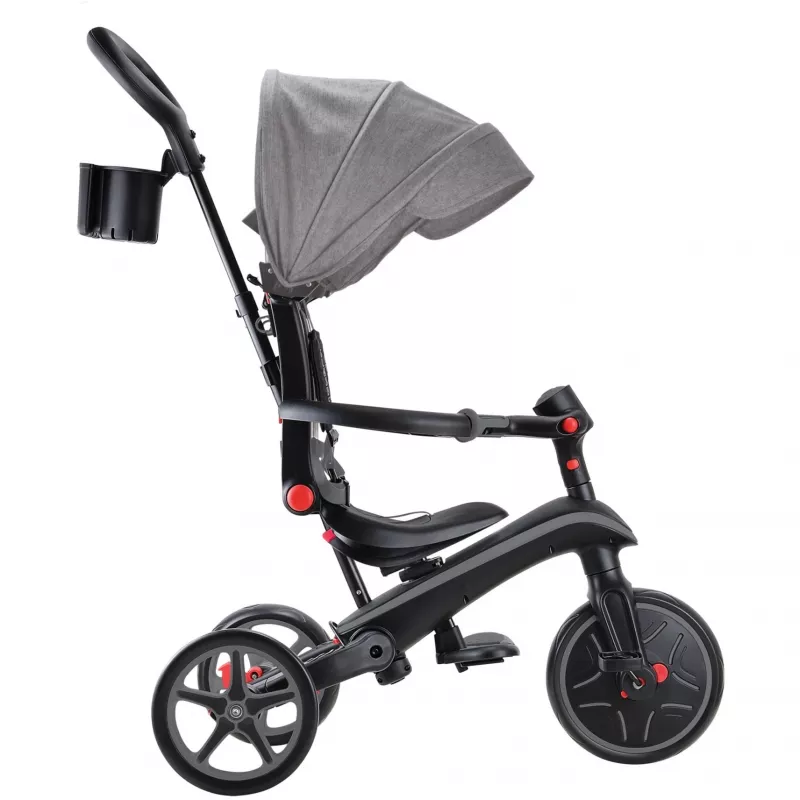 Explorer Trike Foldable 4 in 1, παιδικό όχημα γκρι