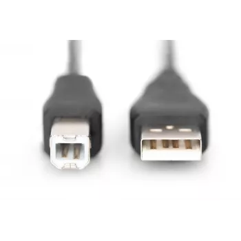 Assmann καλώδιο σύνδεσης USB. Type-A - B αρσενικό/αρσενικό. 1,8 m. κατάλληλο για USB 2.0. UL. μπλε (AK-300102-018-S)