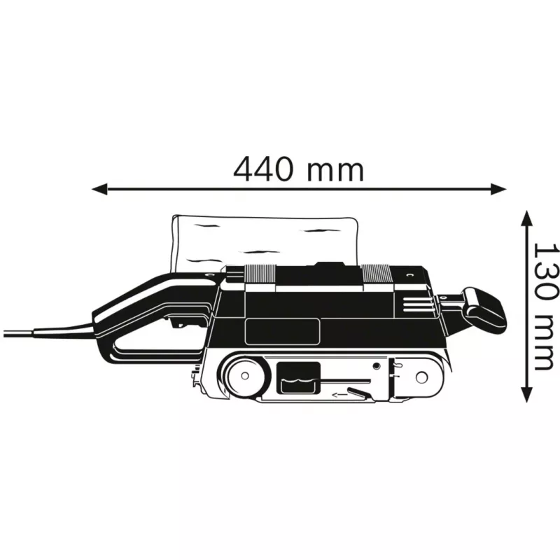 Bosch GBS 75 AE λιμαντήρας μπλε 750 W
