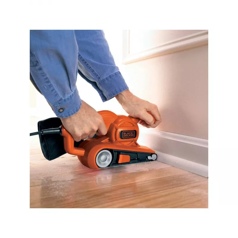 Black & Decker KA86-QS φορητός λειαντήρας Ταινιολειαντήρας Πορτοκαλί