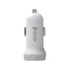 Φορτιστής αυτοκινήτου Devia Smart Series Lightning 5V 3,1A Dual USB λευκό