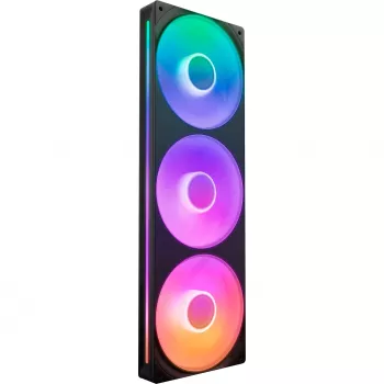 NZXT F360 RGB Core 360mm ARGB Συσκευασία 3 τεμ. Μαύρο