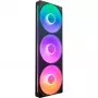NZXT F360 RGB Core 360mm ARGB Συσκευασία 3 τεμ. Μαύρο