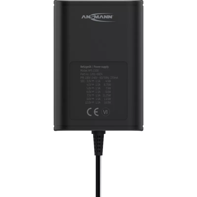 Φορτιστής Ansmann APS 1500 Universal μαύρο