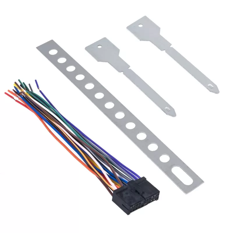 Audiocore AC9100 Ραδιόφωνο αυτοκινήτου Digital Μαύρο, Κόκκινο