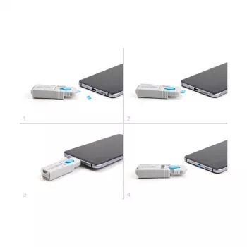Portblocker DeLOCK 20949 Micro-USB υποδοχή 10 τεμ. μπλε