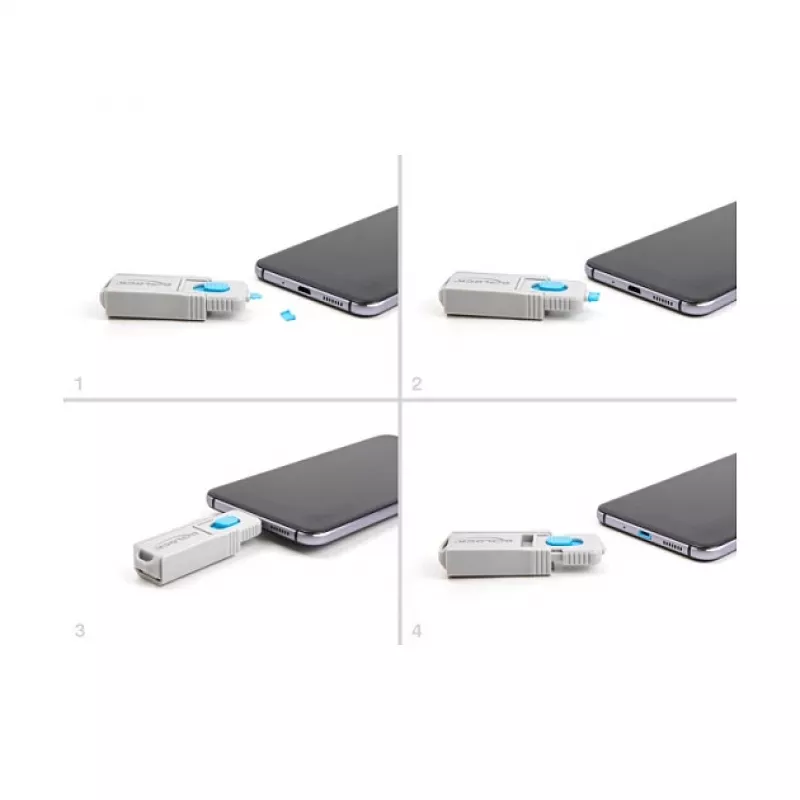 Portblocker DeLOCK 20949 Micro-USB υποδοχή 10 τεμ. μπλε