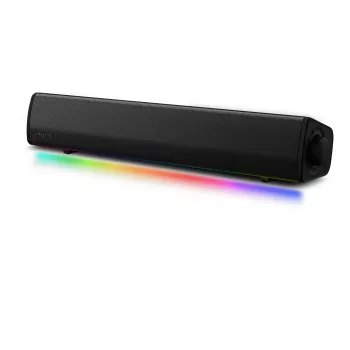 Sound Blaster GS3 Συμπαγής gaming soundbar με RGB και τεχνολογία SuperWide, τροφοδοσία USB, Bluetooth 5.4, έξοδος ακουστικών για PC και Mac