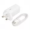 iBOX C-65 λευκό, GaN 65W καθολικός φορτιστής βύσμα UK