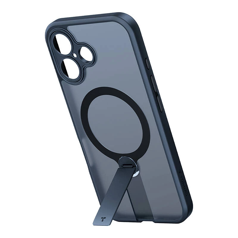 Θήκη Torras Pstand Spin για iPhone 16 (Μαύρη)