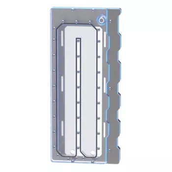 Distro Plate Triton Wraith 2.0 Elite — Distro Plate, ασημί επιφάνεια