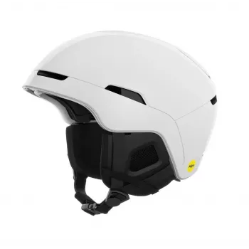 Ανοιχτό κράνος POC Obex MIPS — σκληρό κέλυφος In-Mold, M/L (55–58 cm), εξωτερικό κέλυφος ABS, αφρός EPS, ματ λευκό, 500 g