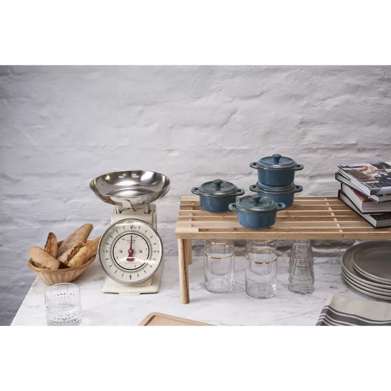 Staub Mini Cocotte Στρογγυλή, 4 τεμ. - 200ml, Αντίκα Τιρκουάζ