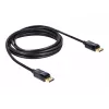 Καλώδιο DisplayPort DeLOCK 82424 3m αρσενικό-αρσενικό χρυσό μαύρο