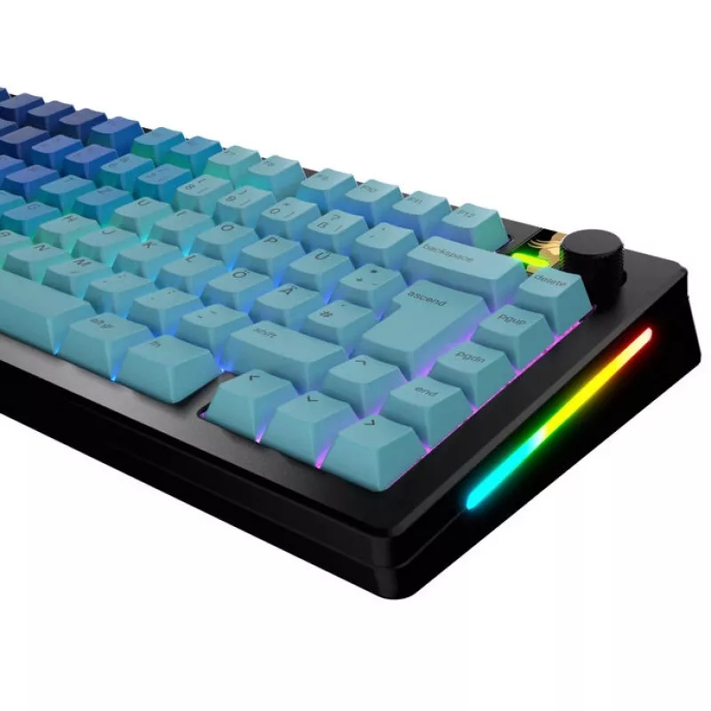 Keycaps GLORIOUS GPBT Gradient ISO Layout DE — σετ πλήκτρων PBT, ISO γερμανικό layout