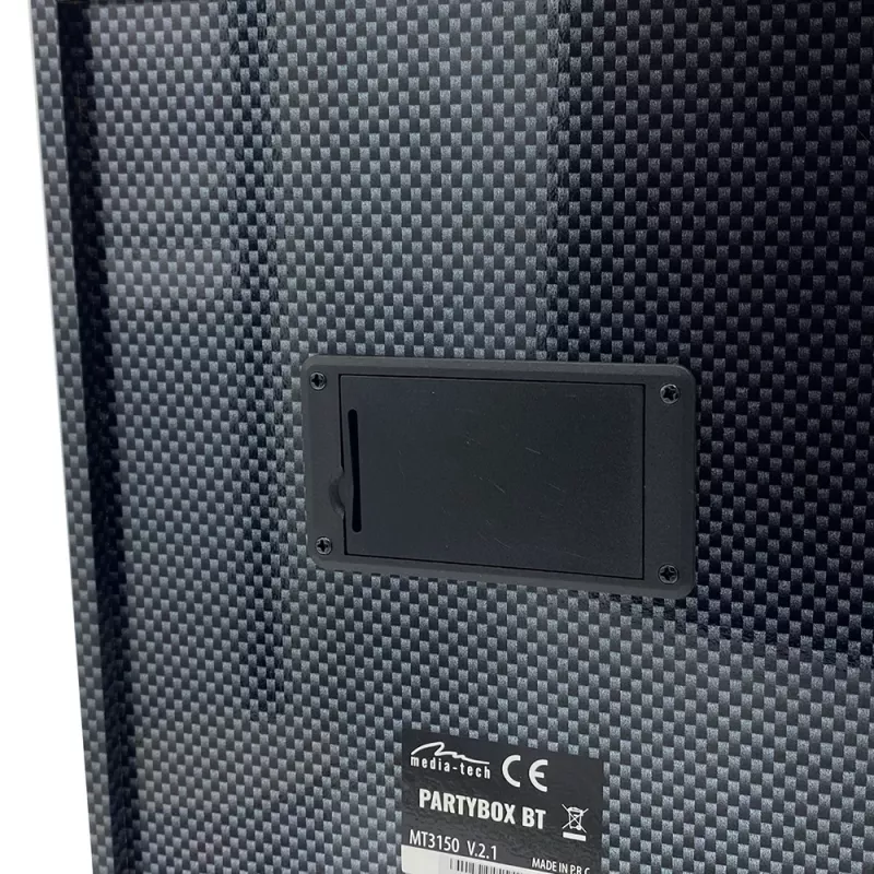 Στερεοφωνικό φορητό ηχείο Media-Tech PARTYBOX BT MT3150 Μαύρο