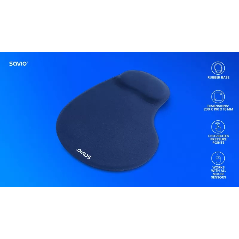 Mousepad SAVIO MP-01NB σκούρο μπλε