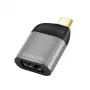 LogiLink CUA0204 προσαρμογέας USB-C σε DisplayPort μαύρο γκρι