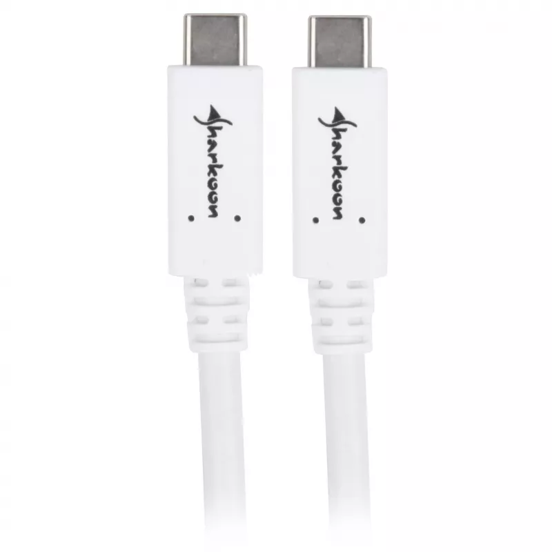 Καλώδιο USB Sharkoon USB 3.2 Gen 1 0,5 m Λευκό
