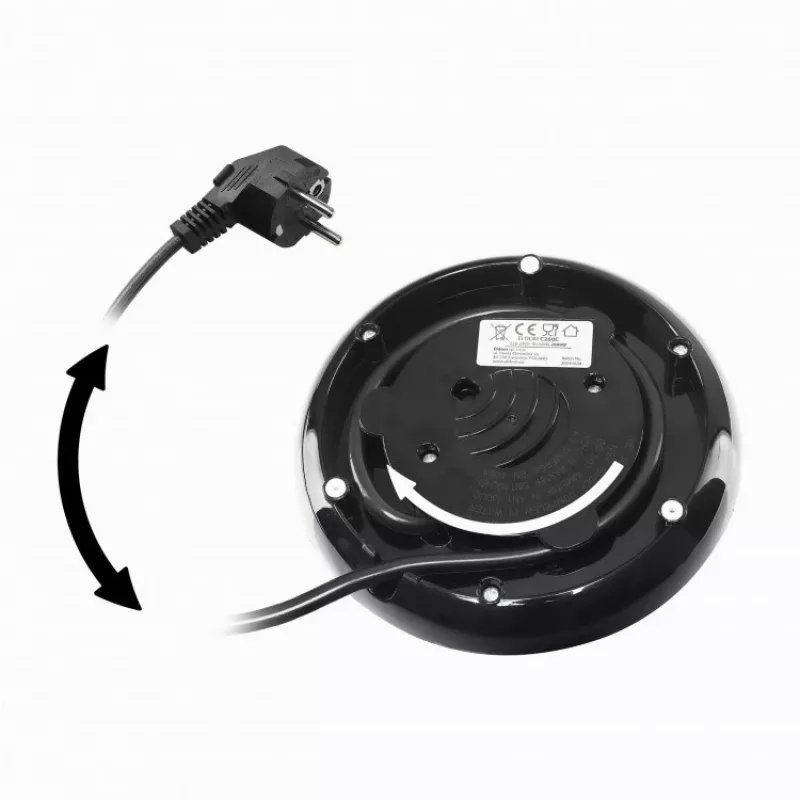 Βραστήρας NELO, χωρητικότητα 1,7 l, 2000 W, μαύρος