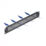 DeLOCK 67035 τυφλό πάνελ 19" με στρογγυλές οπές, 1U, μαύρο
